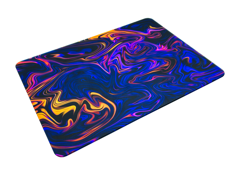LANGTU Mixing Colors Fusion Themed Gaming Glass Mouse Pad