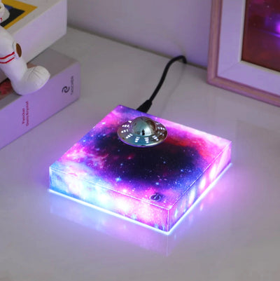 LANGTU Levitating UFO Color Galaxy Lamp