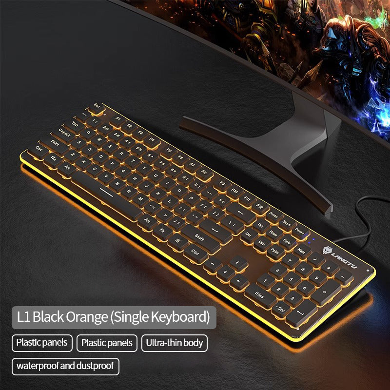 LANGTU L1 full metal panel membrane keyboard