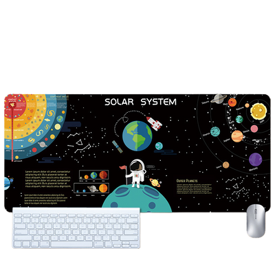 LANGTU Space Astronaut Theme Seam-edge Non-slip Gaming Mouse Pad