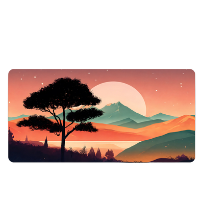 LANGTU Sunrise and Sunset Theme Office and Gaming Mouse Pad