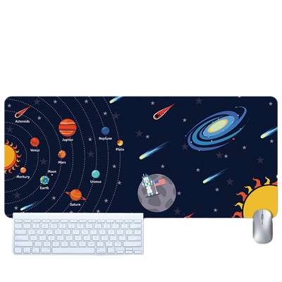 LANGTU Space Astronaut Theme Seam-edge Non-slip Gaming Mouse Pad