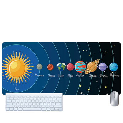 LANGTU Space Astronaut Theme Seam-edge Non-slip Gaming Mouse Pad