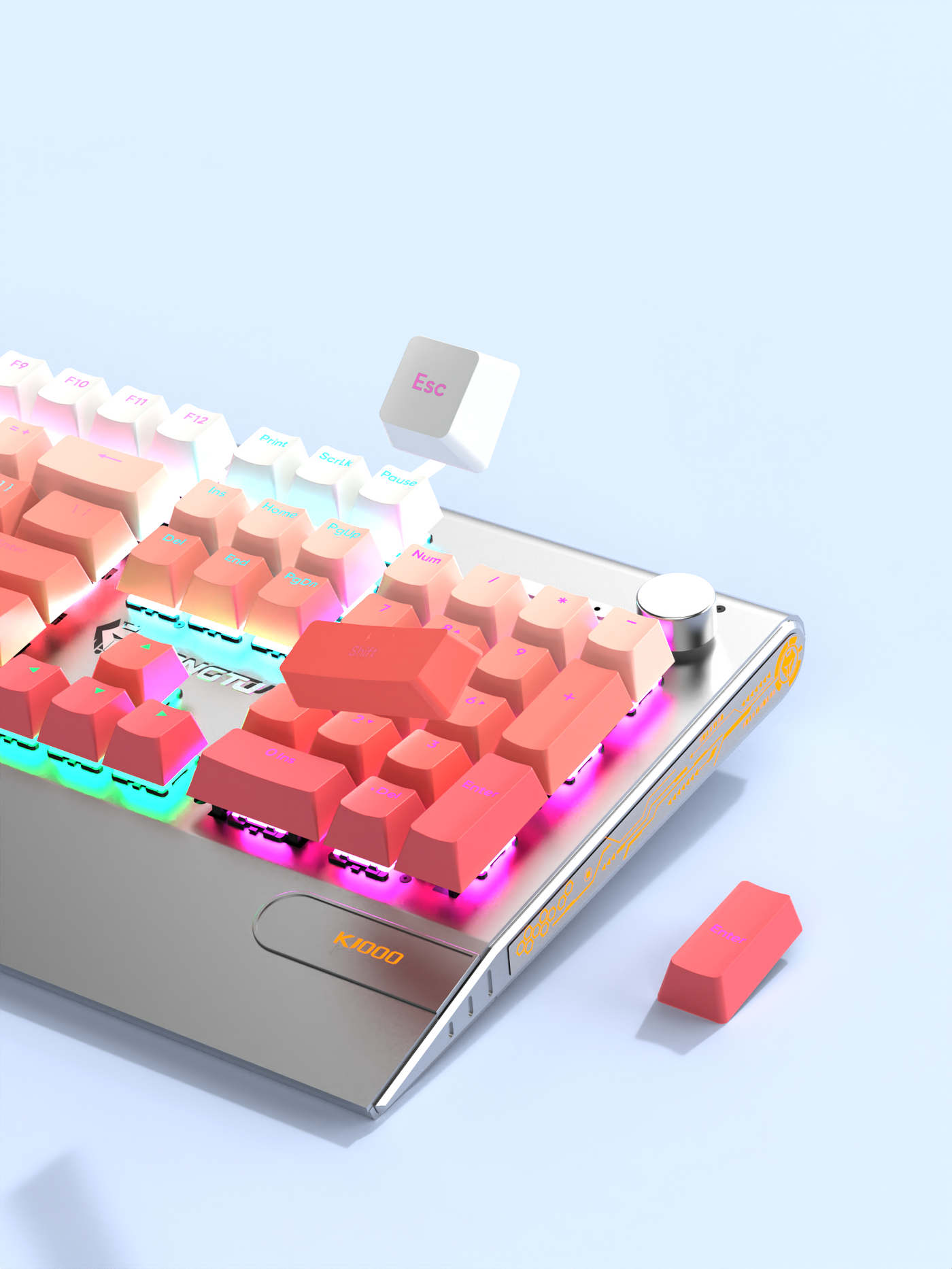 LANGTU K1000Pro Gradient Keycap Wired Mechanical Keyboard