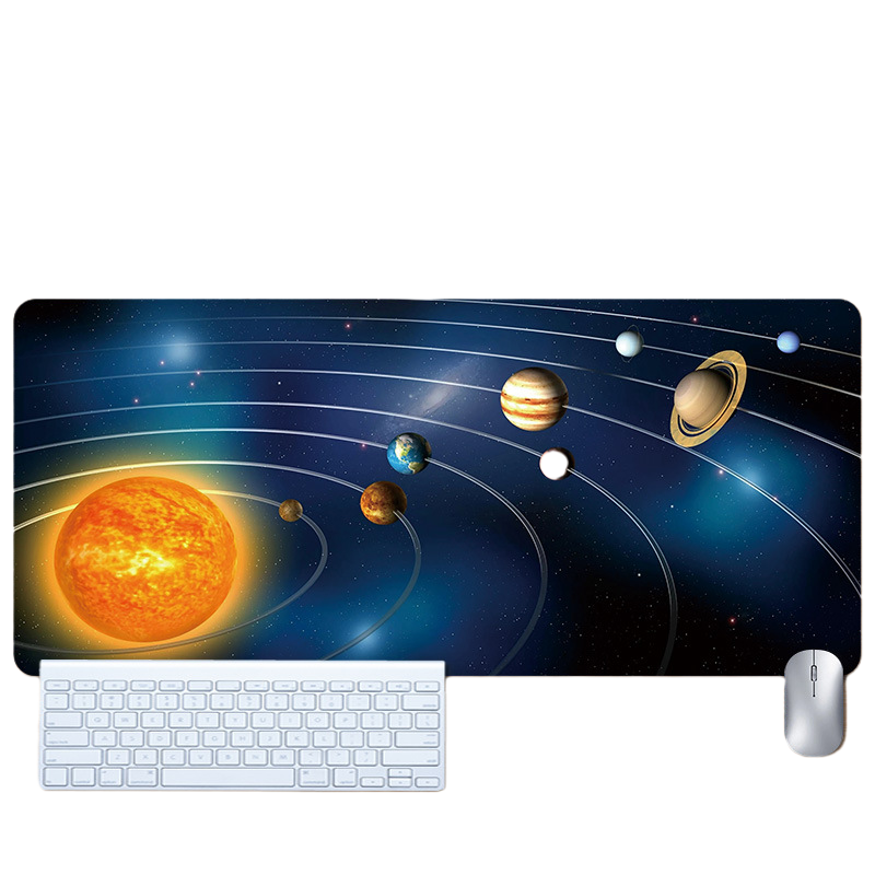 LANGTU Space Astronaut Theme Seam-edge Non-slip Gaming Mouse Pad