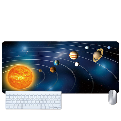 LANGTU Space Astronaut Theme Seam-edge Non-slip Gaming Mouse Pad