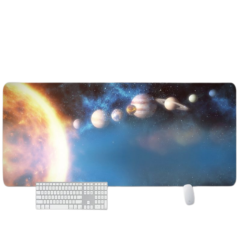 LANGTU Extended XXXL Space Themed Solar System Mouse Pad