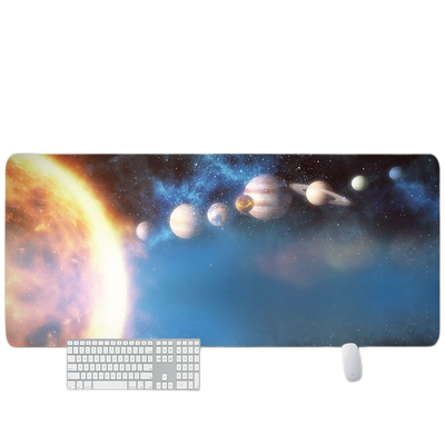 LANGTU Extended XXXL Space Themed Solar System Mouse Pad