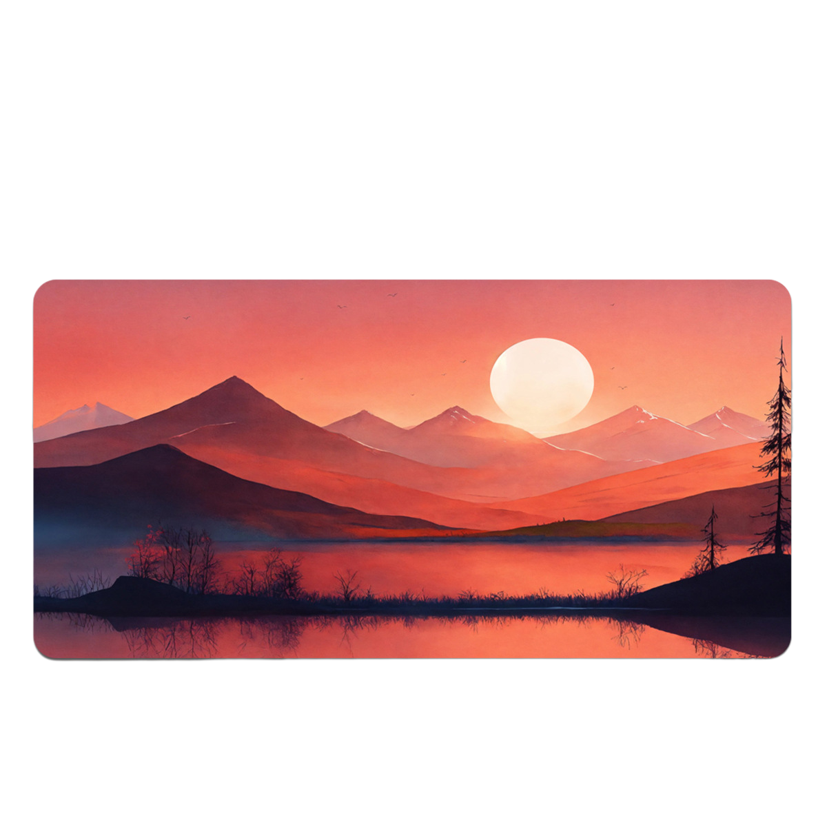 LANGTU Sunrise and Sunset Theme Office and Gaming Mouse Pad