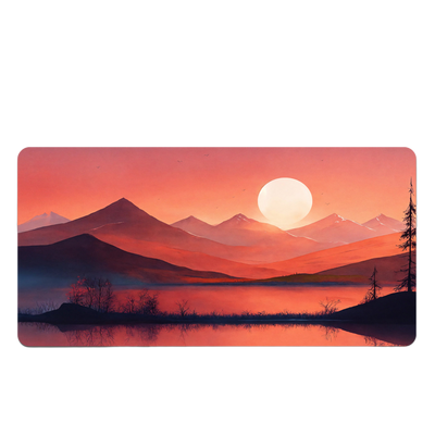 LANGTU Sunrise and Sunset Theme Office and Gaming Mouse Pad