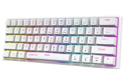 LANGTU K61 Type-C Wired 61-Key RGB Blue Switch Mechanical Keyboard