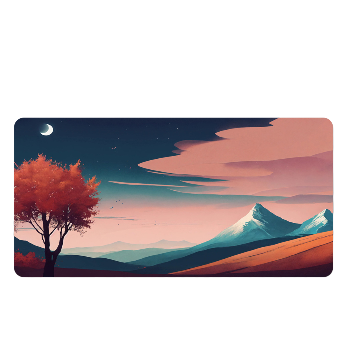 LANGTU Sunrise and Sunset Theme Office and Gaming Mouse Pad