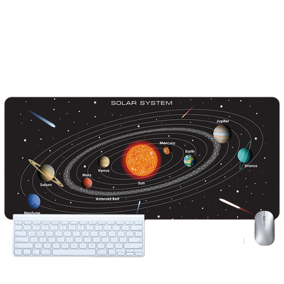 LANGTU Space Astronaut Theme Seam-edge Non-slip Gaming Mouse Pad