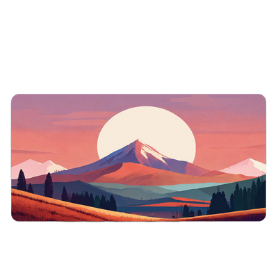 LANGTU Sunrise and Sunset Theme Office and Gaming Mouse Pad