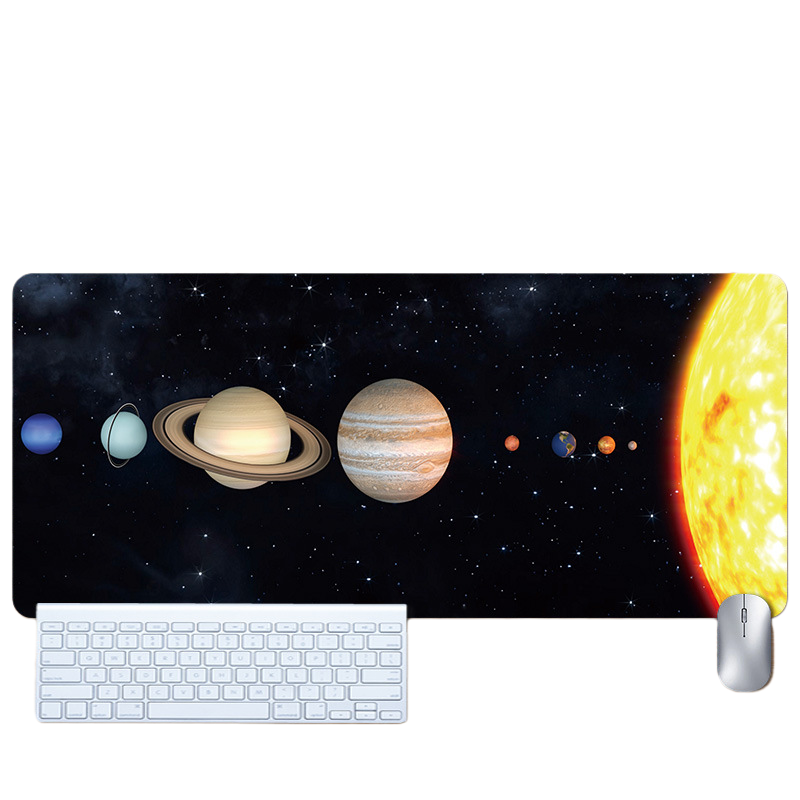 LANGTU Space Astronaut Theme Seam-edge Non-slip Gaming Mouse Pad