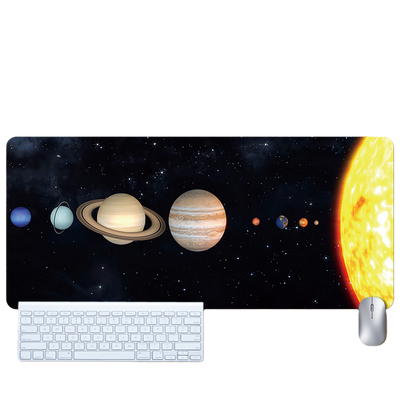 LANGTU Space Astronaut Theme Seam-edge Non-slip Gaming Mouse Pad