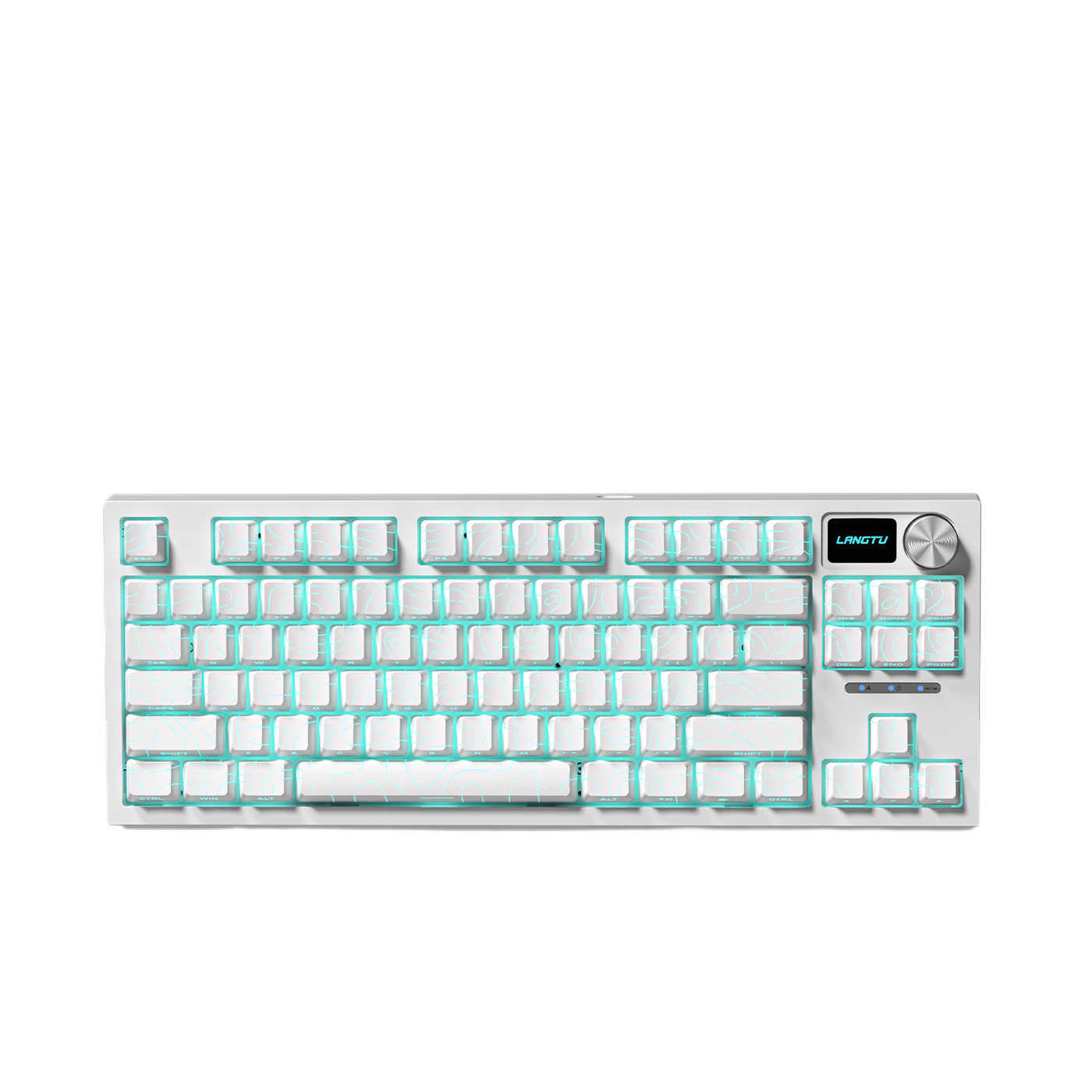 LANGTU LT84 RGB Wired Wireless Tri-mode Gaming And Office Mechanical Keyboard