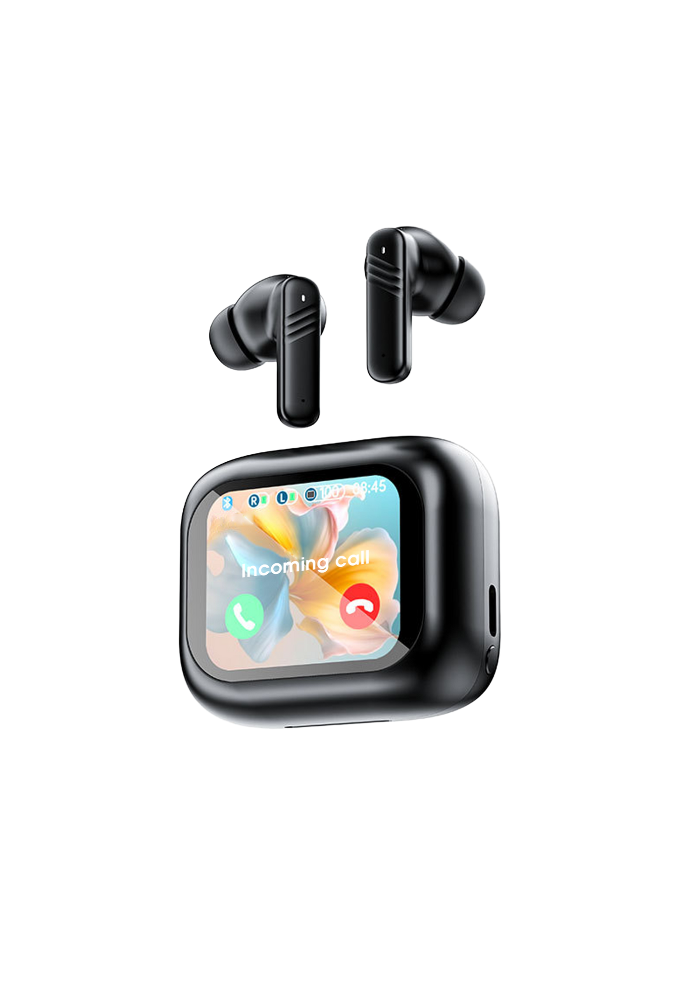 Active Noise Cancelling Earbuds ANC with Smart Touch Screen TWS Wireless Bluetooth Earbuds