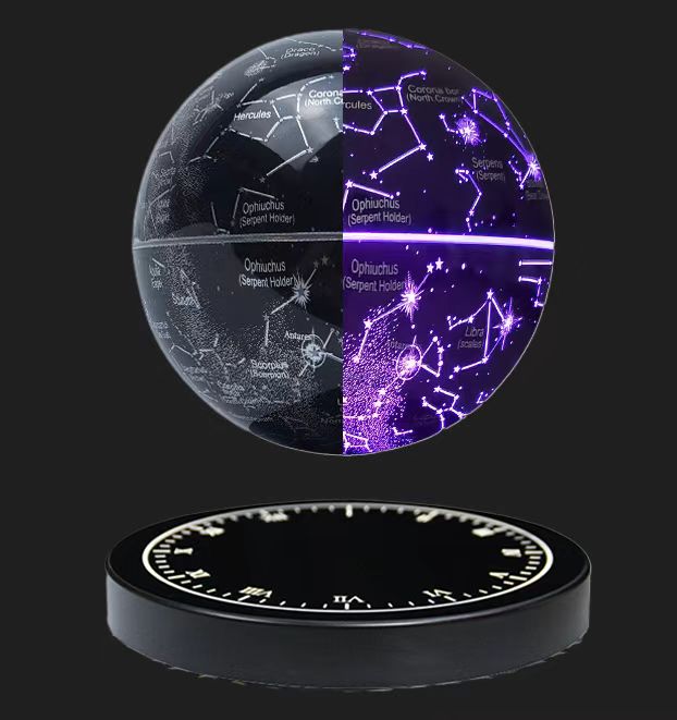 LANGTU Levitating Globe Night Light Constellation Ball