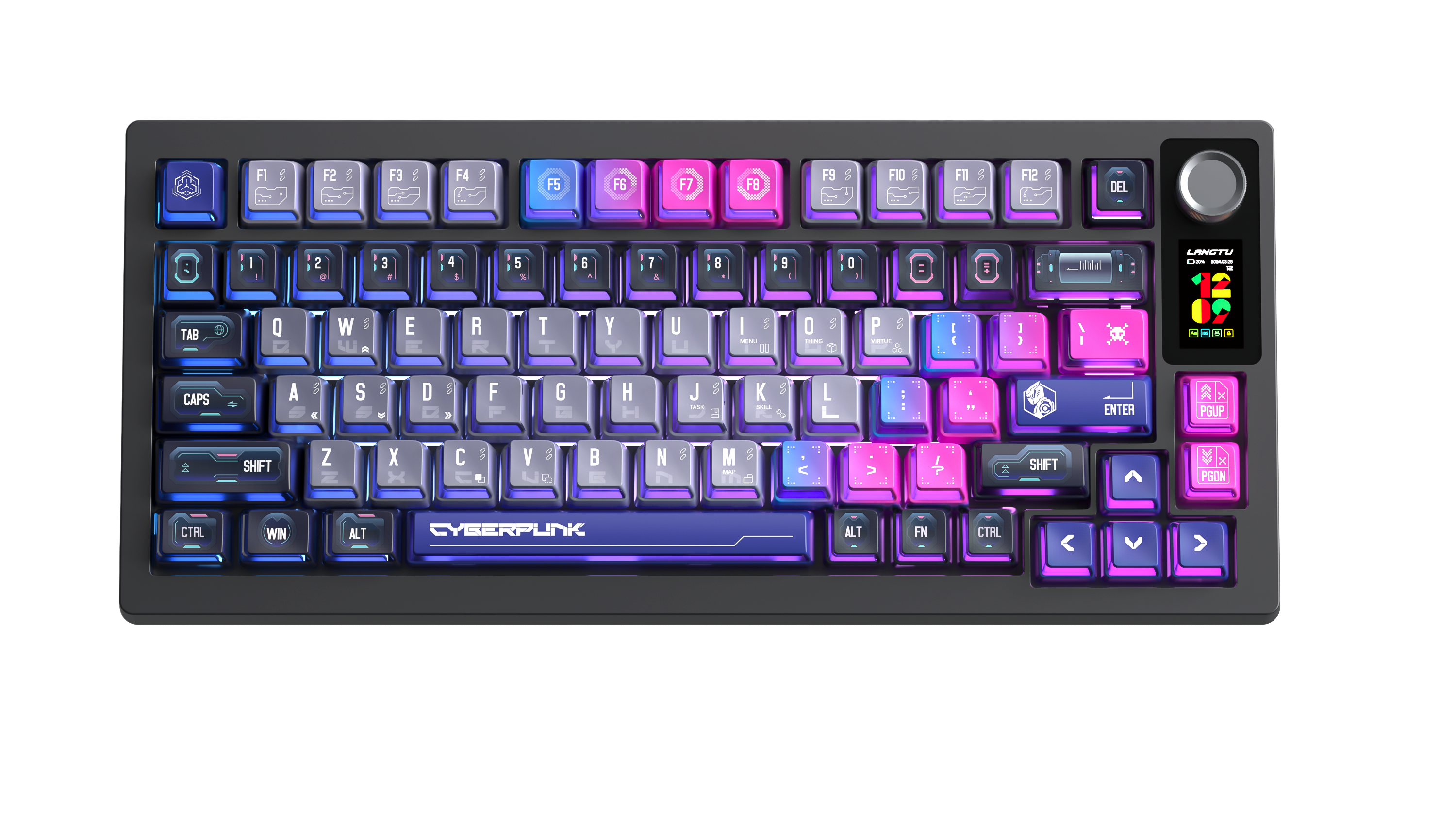 LANGTU LT75 Pro High-End RGB Tri-Mode Gaming Office Mechanical Keyboar ...