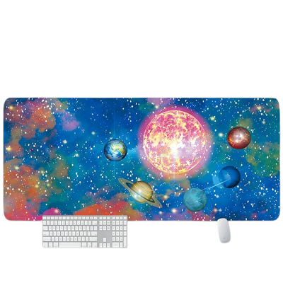 LANGTU Extended XXXL Space Themed Solar System Mouse Pad