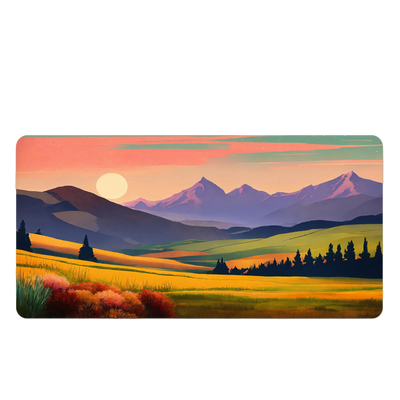 LANGTU Sunrise and Sunset Theme Office and Gaming Mouse Pad