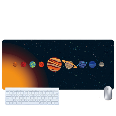 LANGTU Space Astronaut Theme Seam-edge Non-slip Gaming Mouse Pad