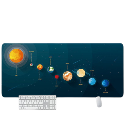 LANGTU Extended XXXL Space Themed Solar System Mouse Pad