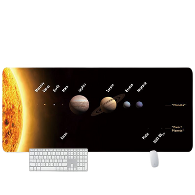 LANGTU Extended XXXL Space Themed Solar System Mouse Pad