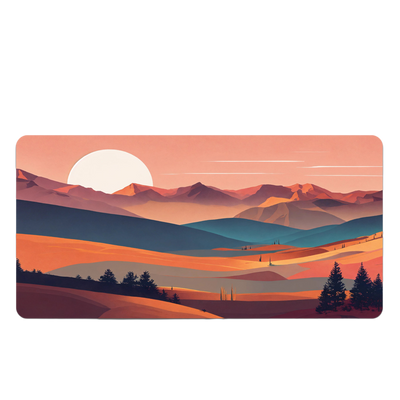 LANGTU Sunrise and Sunset Theme Office and Gaming Mouse Pad