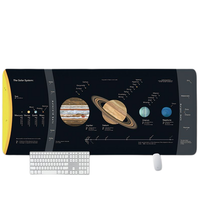 LANGTU Extended XXXL Space Themed Solar System Mouse Pad