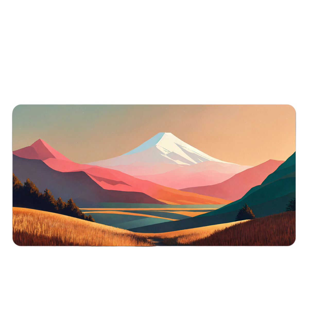 LANGTU Sunrise and Sunset Theme Office and Gaming Mouse Pad