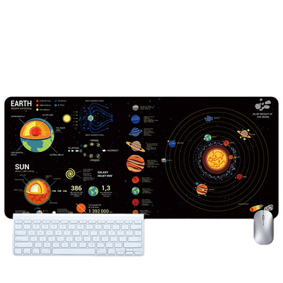 LANGTU Space Astronaut Theme Seam-edge Non-slip Gaming Mouse Pad