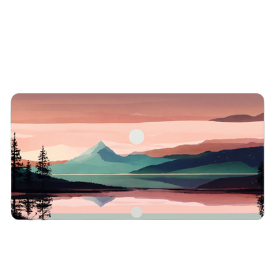 LANGTU Sunrise and Sunset Theme Office and Gaming Mouse Pad