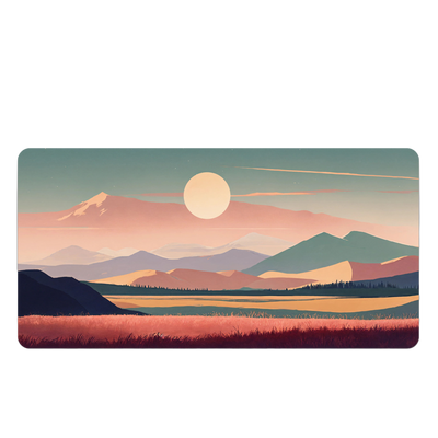 LANGTU Sunrise and Sunset Theme Office and Gaming Mouse Pad