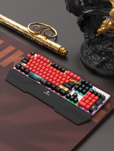 LANGTU G700 WuKong Theme RGB Metal Gaming Mechanical Keyboard