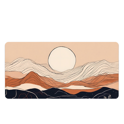 LANGTU Sunrise and Sunset Theme Office and Gaming Mouse Pad