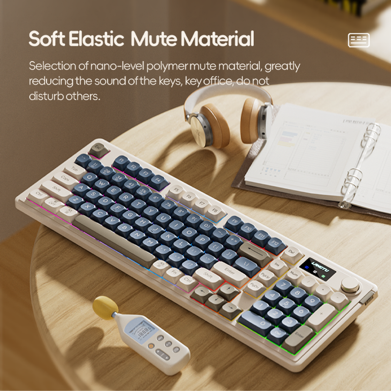 LANGTU L98 RGB TRI-MODE HIGH-END GAMING OFFICE KEYBOARD