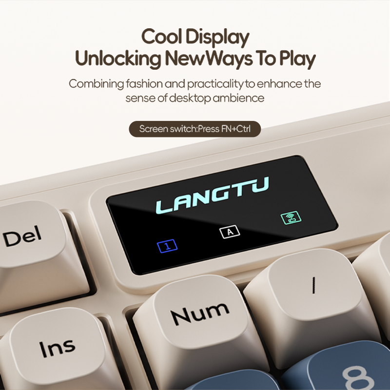 LANGTU L98 RGB TRI-MODE HIGH-END GAMING OFFICE KEYBOARD