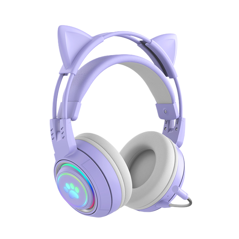 LANGTU T25 Cute Animal Ears Wireless Bluetooth Gaming Headset