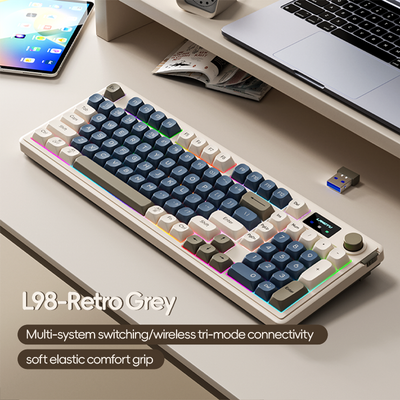 LANGTU L98 RGB TRI-MODE HIGH-END GAMING OFFICE KEYBOARD