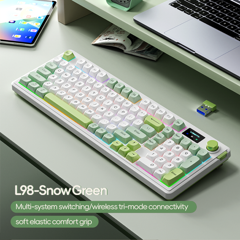 LANGTU L98 RGB TRI-MODE HIGH-END GAMING OFFICE KEYBOARD