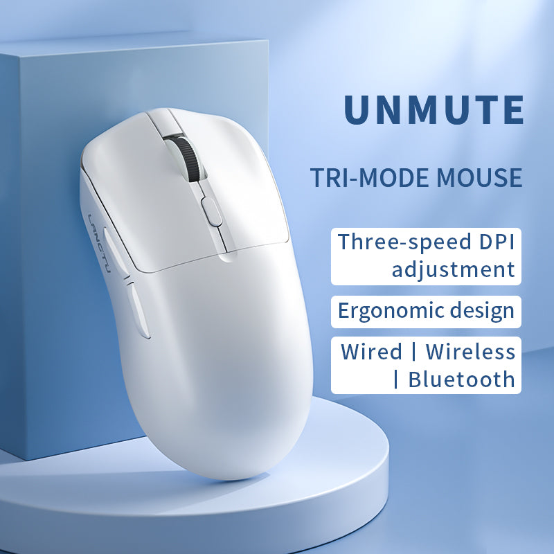 LANGTU T6 Wired Wireless TRI-MODE Silent Office Optical Mouse