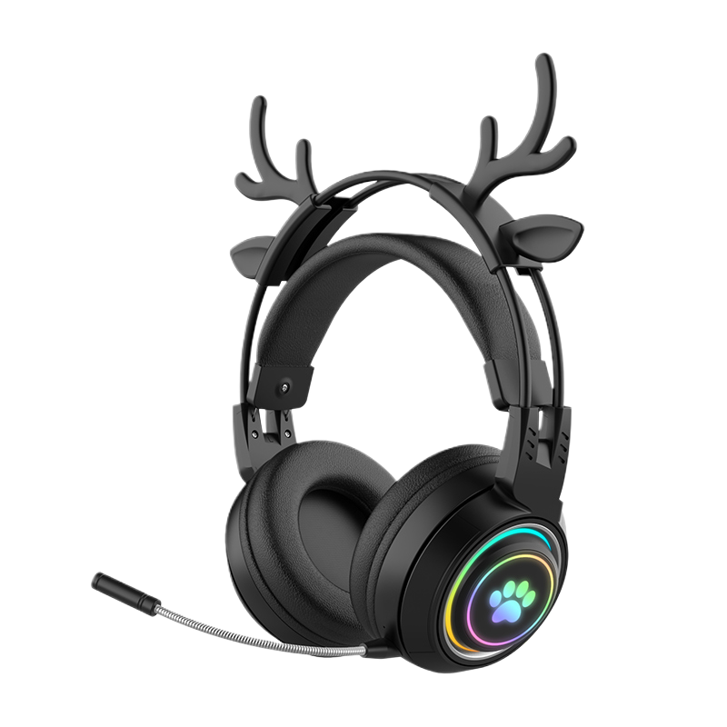 LANGTU T25 Cute Animal Ears Wireless Bluetooth Gaming Headset