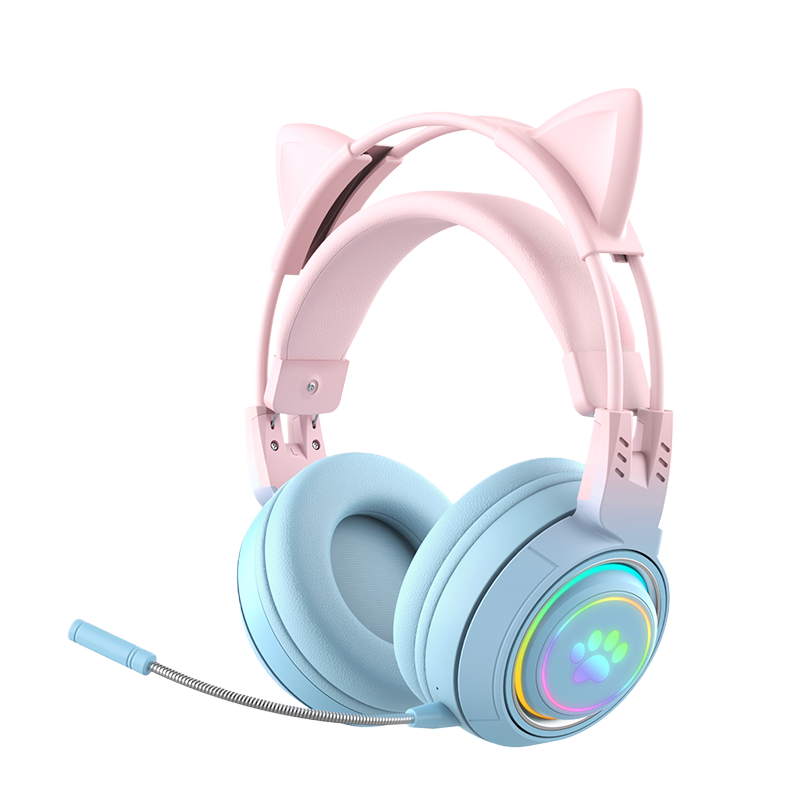 LANGTU T25 Cute Animal Ears Wireless Bluetooth Gaming Headset