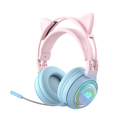 LANGTU T25 Cute Animal Ears Wireless Bluetooth Gaming Headset