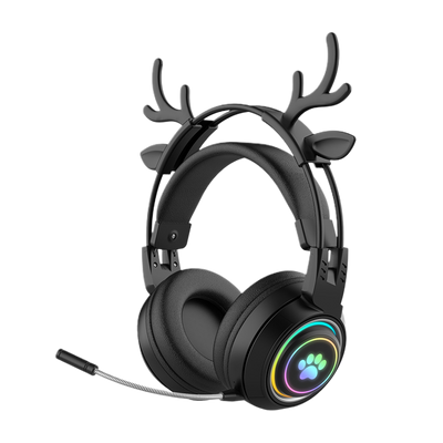 LANGTU T25 Cute Animal Ears Wireless Bluetooth Gaming Headset