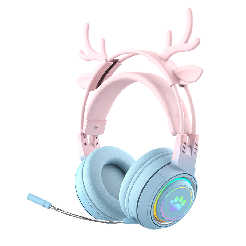 LANGTU T25 Cute Animal Ears Wireless Bluetooth Gaming Headset