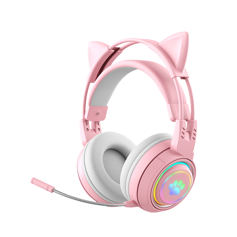 LANGTU T25 Cute Animal Ears Wireless Bluetooth Gaming Headset