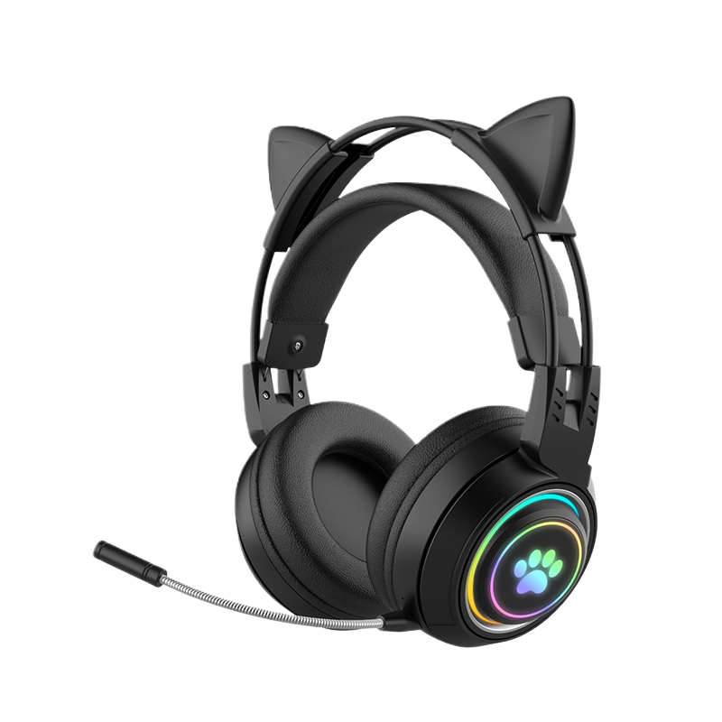 LANGTU T25 Cute Animal Ears Wireless Bluetooth Gaming Headset